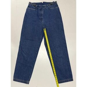 VTG Lauren Ralph Lauren Women's Denim Jeans Size 10 High Rise Leg Blue Baggy
